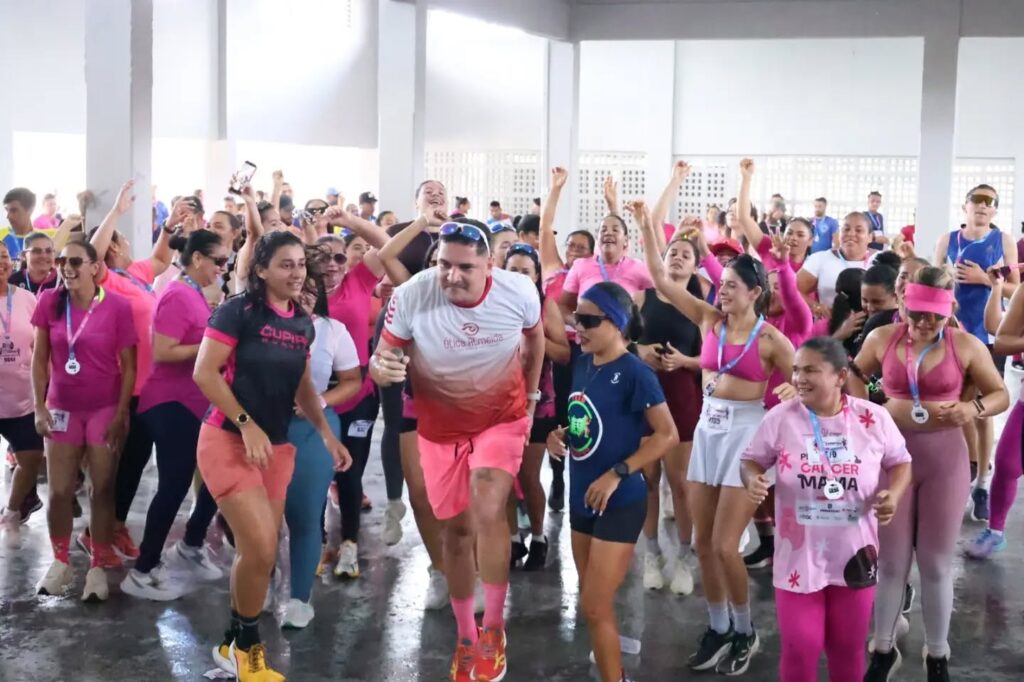 O esporte e a conscientização andaram juntos nas nossas ruas da nossa cidade.