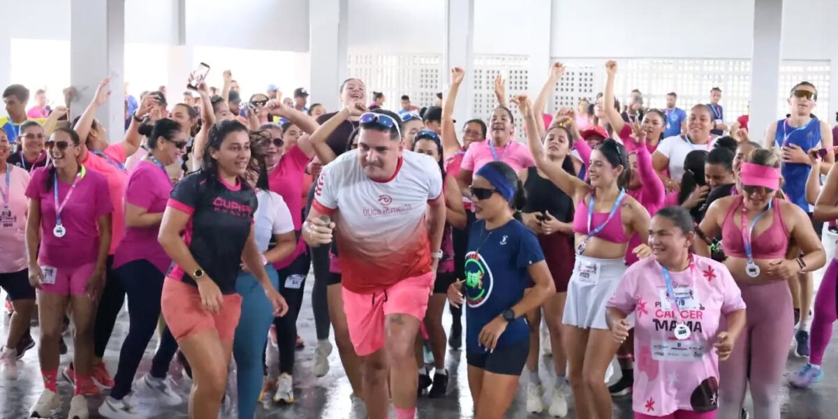 O esporte e a conscientização andaram juntos nas nossas ruas da nossa cidade.