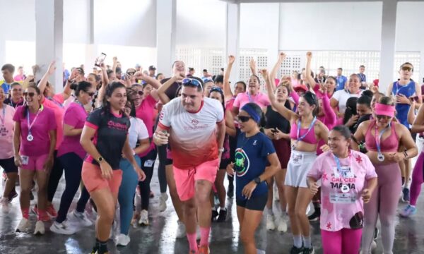 O esporte e a conscientização andaram juntos nas nossas ruas da nossa cidade.